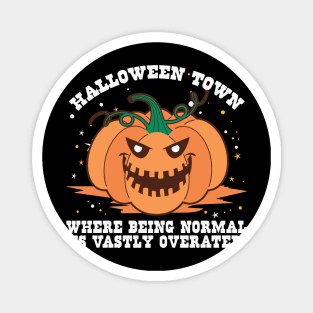 Halloween Town Pumpkin Magnet